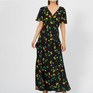 NWT RIXO Bunched Daisy Dress